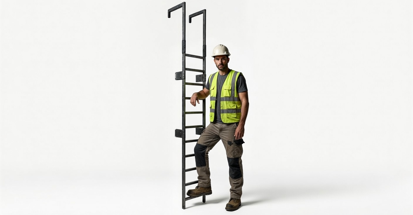 Drabina pionowa bez kosza — do 2,5 m
