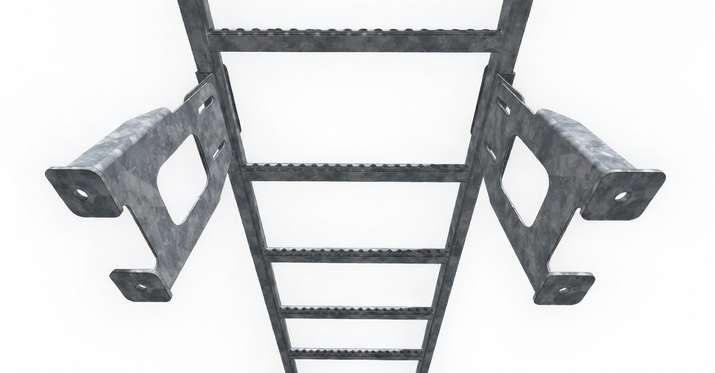 Wspornik B 260-360mm — ramię z wycięciami, panel kanapkowy